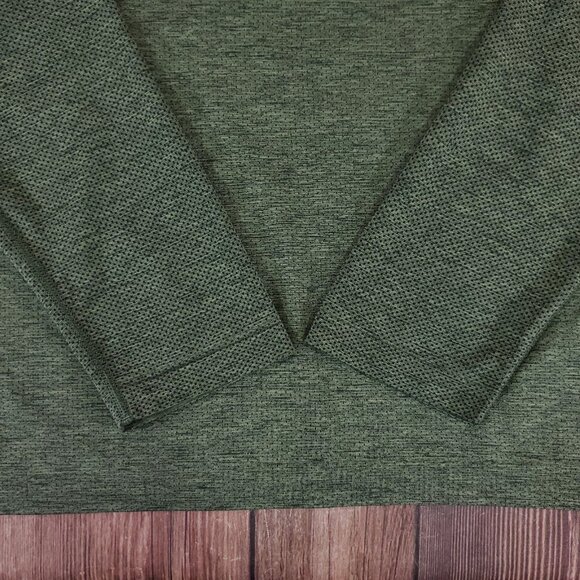 Lululemon Mens Size XL Metal Vent Tech Half Zip 2.0 Rainforest Green Green Twill - Picture 6 of 14
